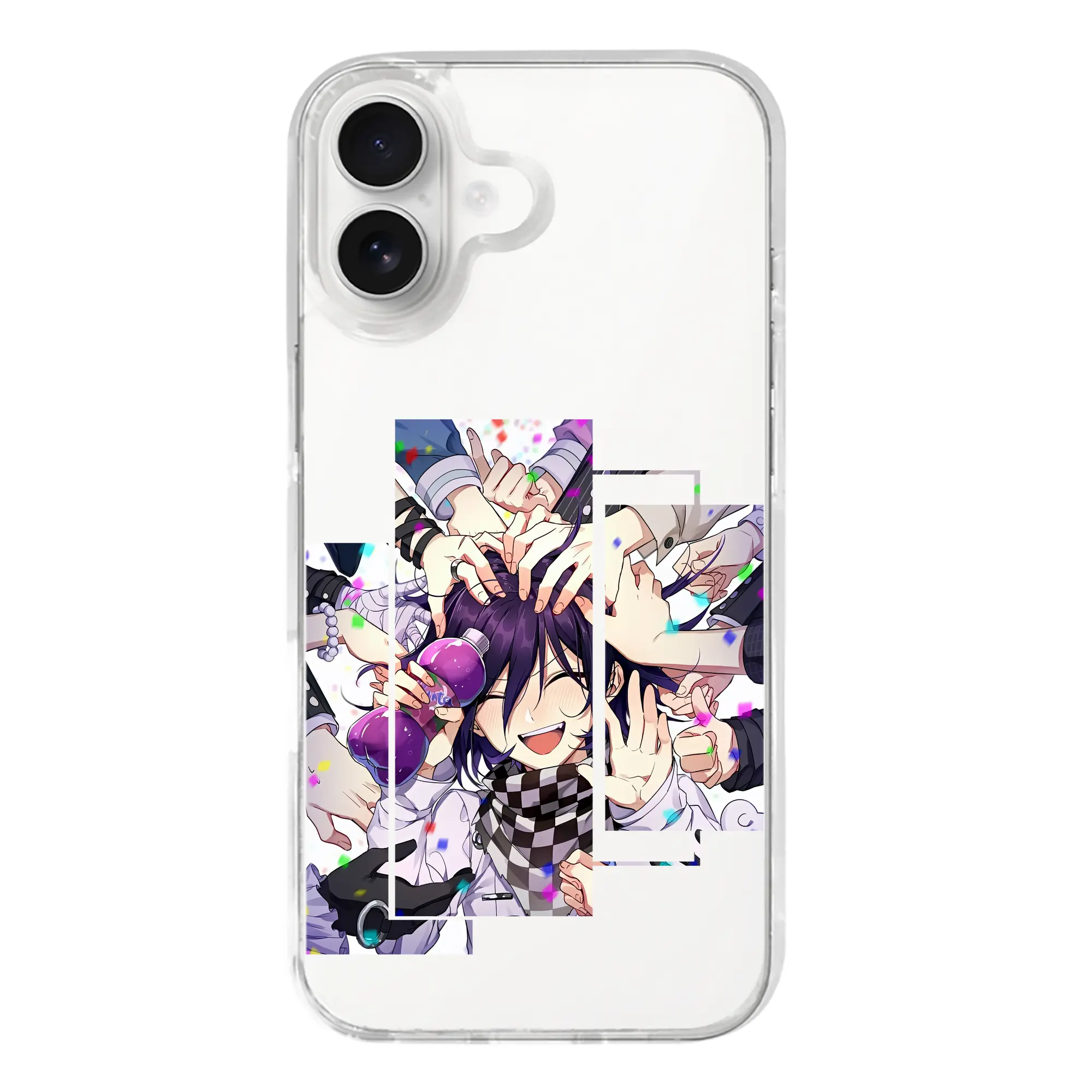 ダンガンロンパ グッズ,王馬小吉 - iPhone 17シリーズ 透明スマホケース – 薄型・耐衝撃・精密フィット保護カバー